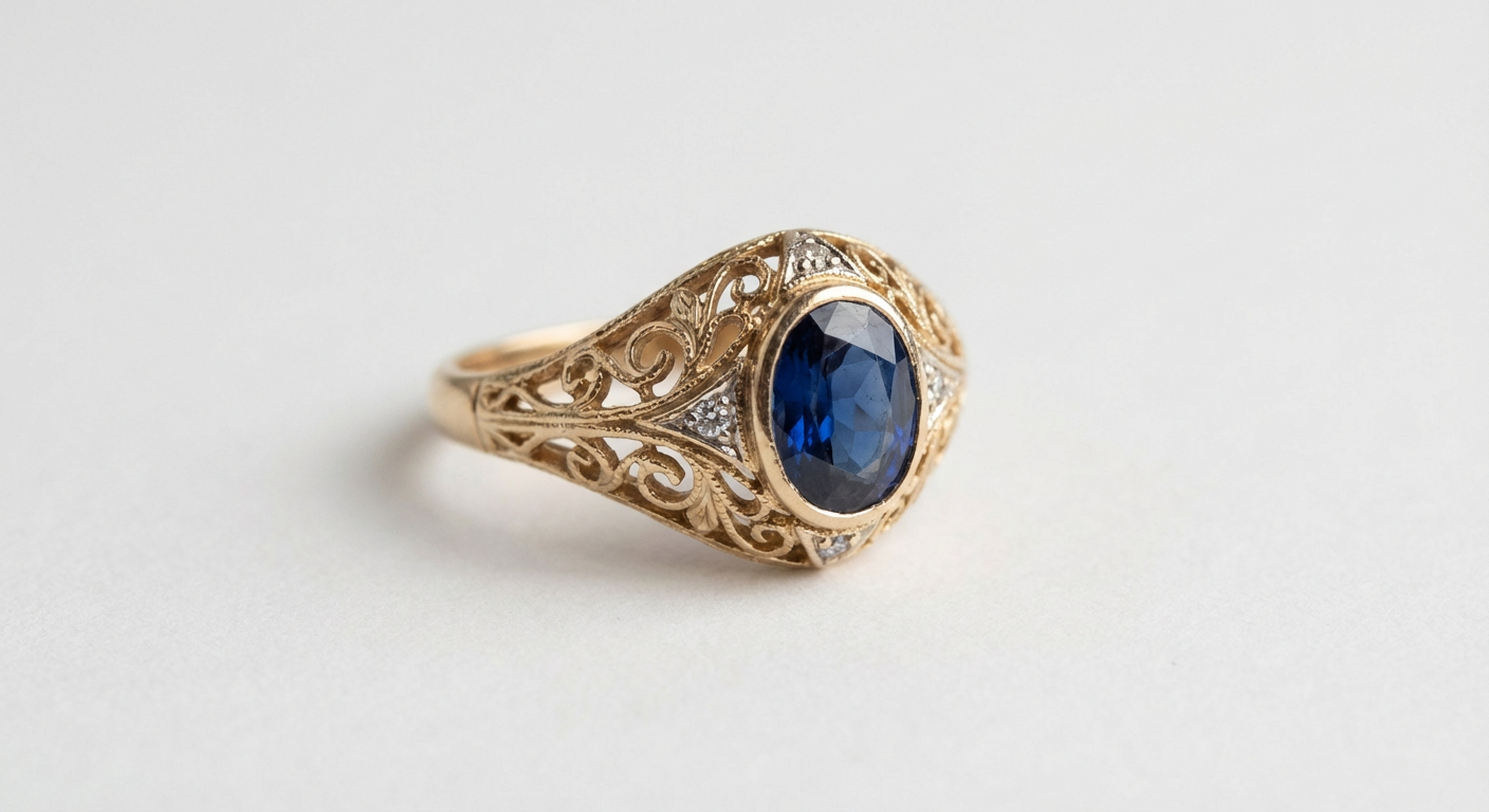 Sapphire Vintage Ring